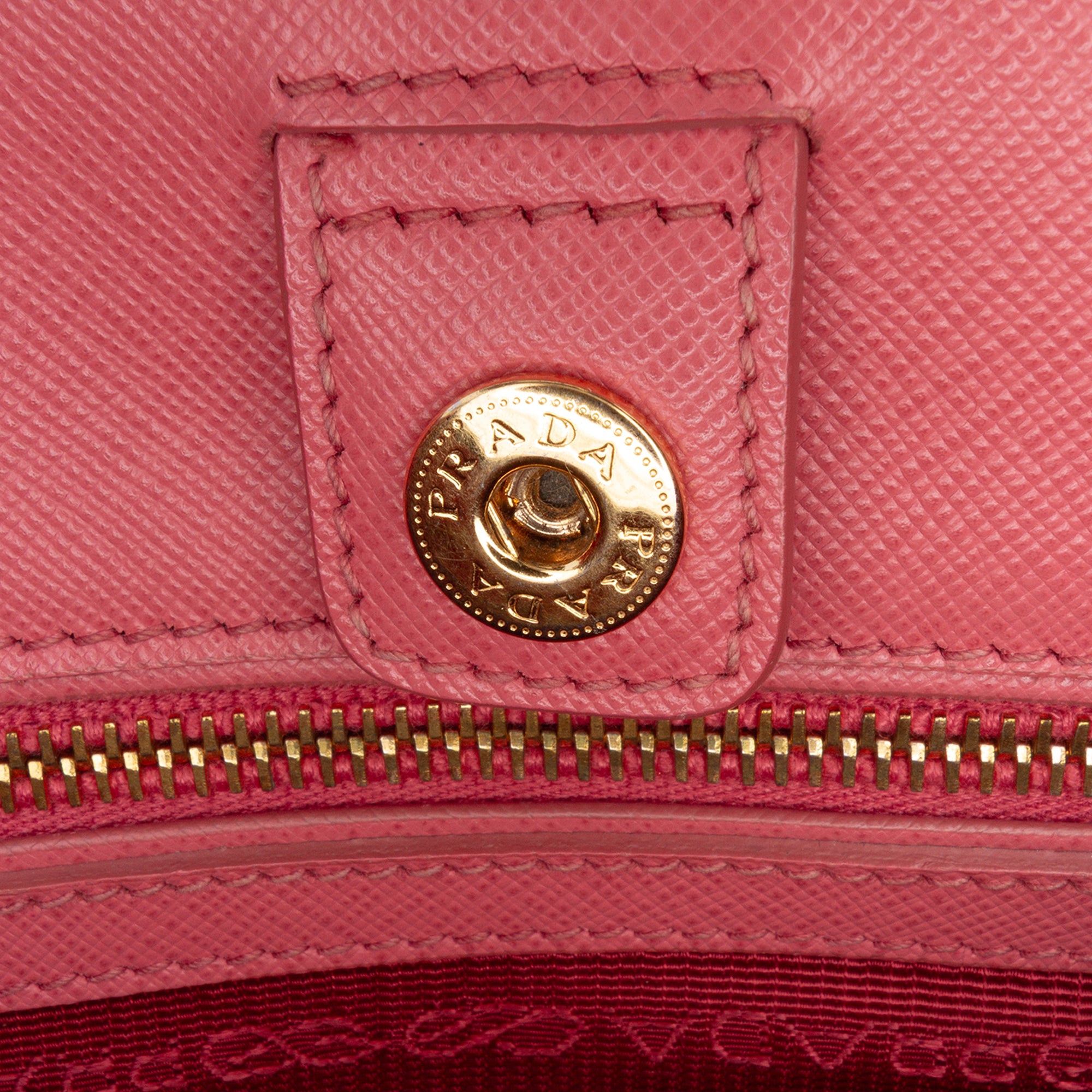 Bicolor Saffiano Lux Satchel