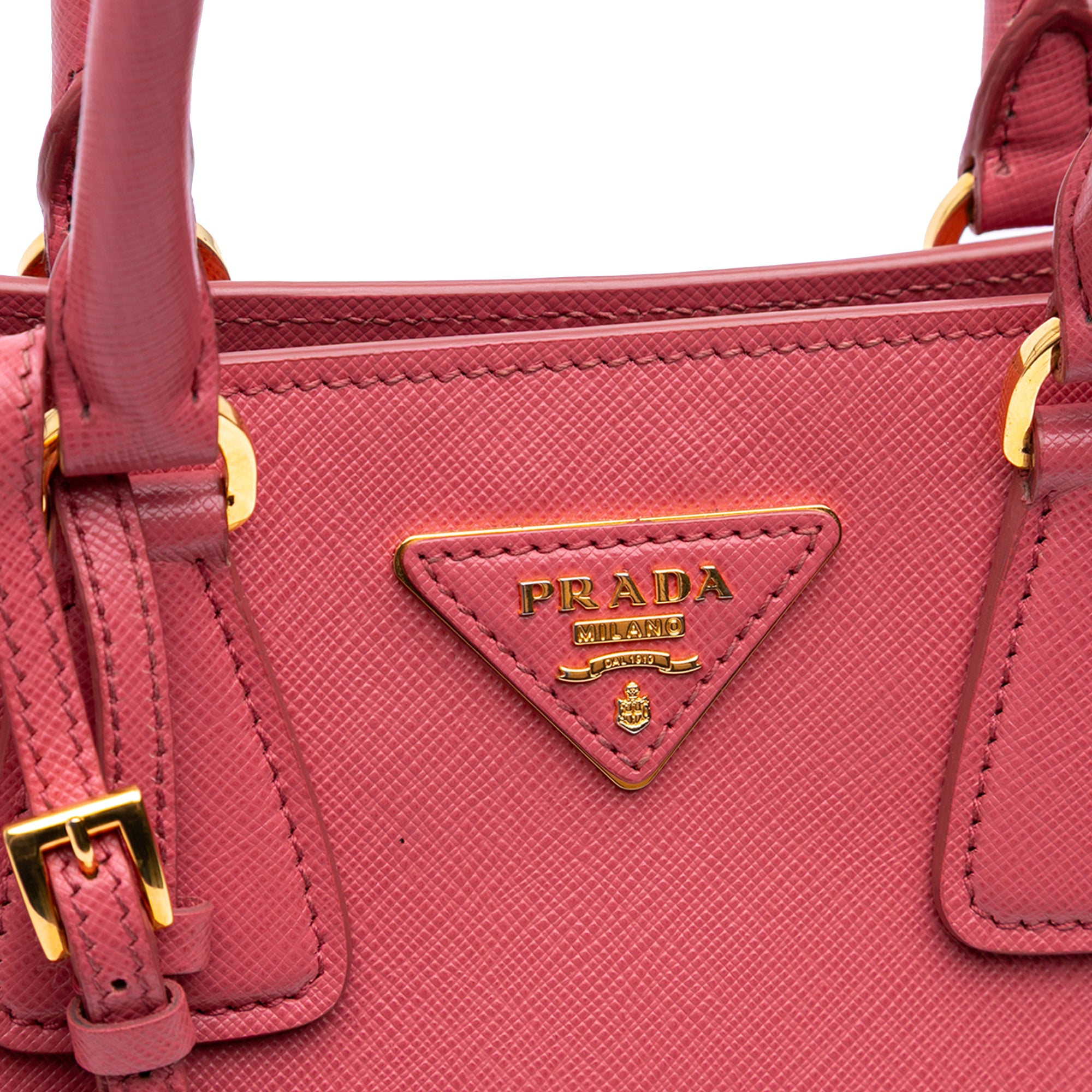 Bicolor Saffiano Lux Satchel