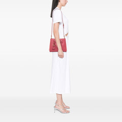 Bicolor Saffiano Lux Satchel