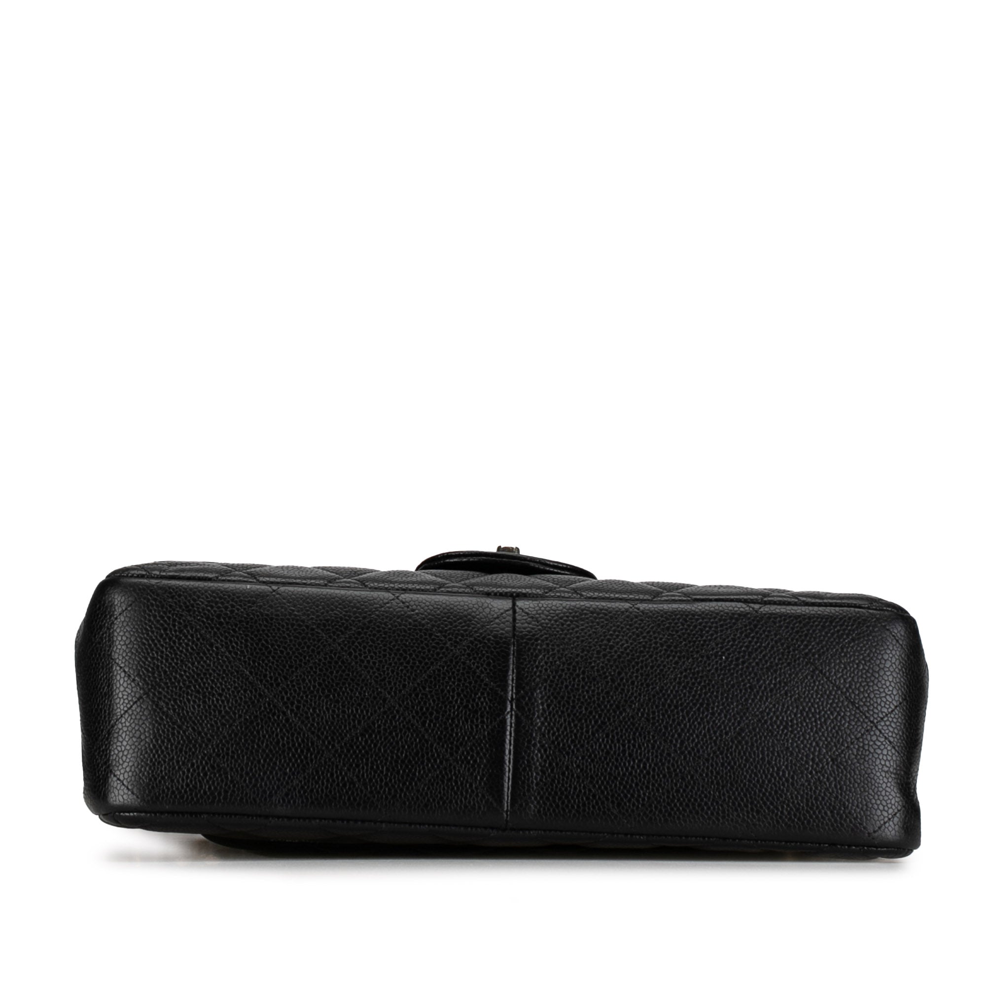 Jumbo Classic Caviar Double Flap
