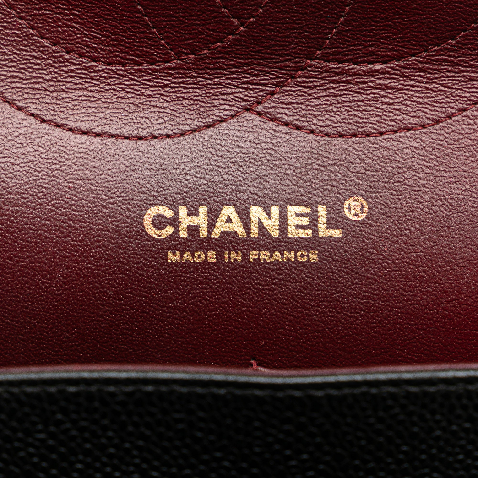 Jumbo Classic Caviar Double Flap