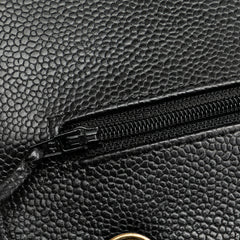 Jumbo Classic Caviar Double Flap