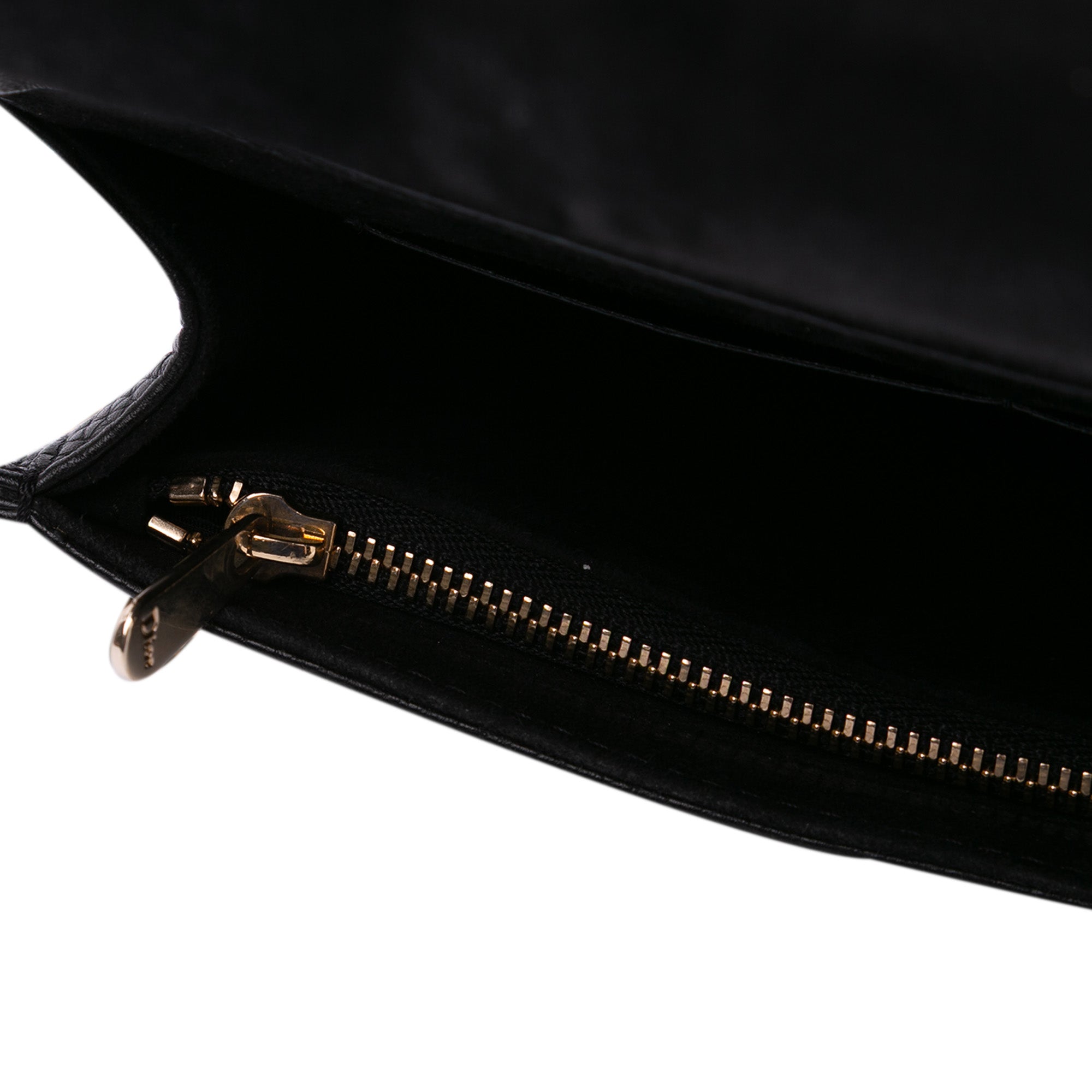 Grained Calfskin Diorama Wallet on Chain