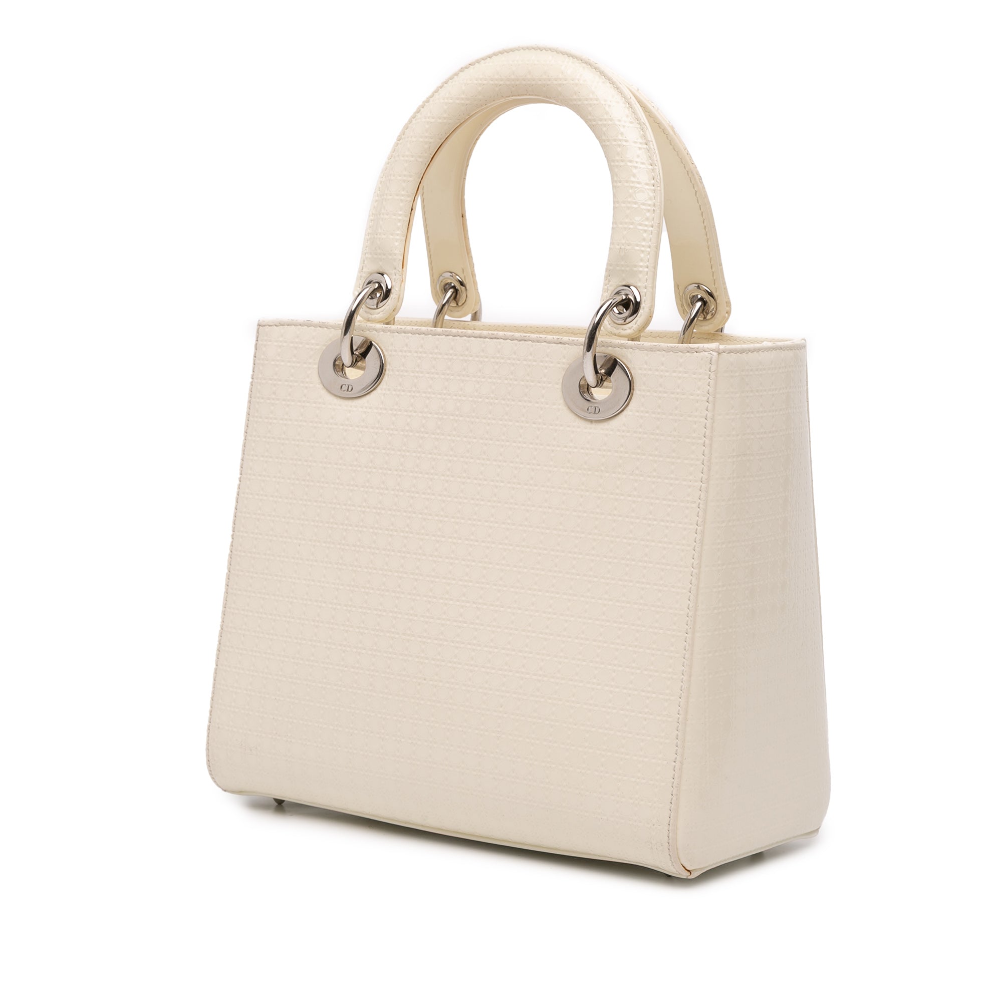 Medium Patent Microcannage Lady Dior