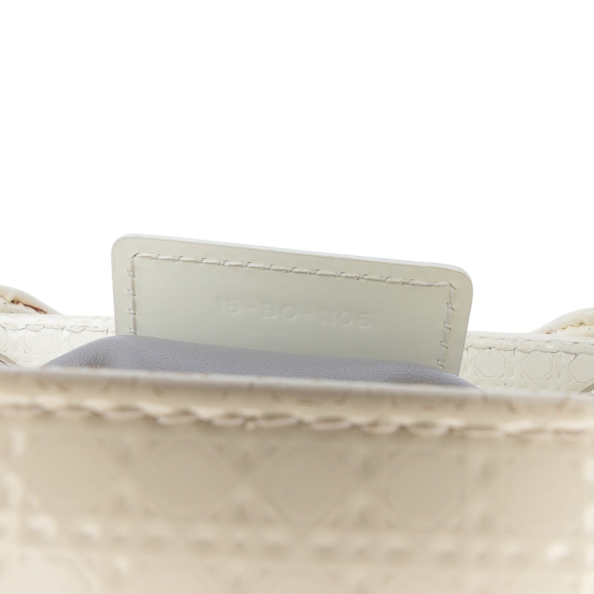 Medium Patent Microcannage Lady Dior