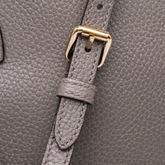 Medium Leather GG Charm Dome Satchel