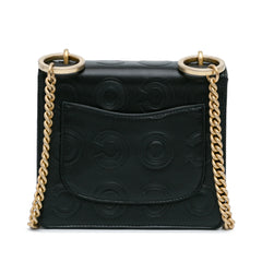 Mini Square Coco Embossed Calfskin Flap