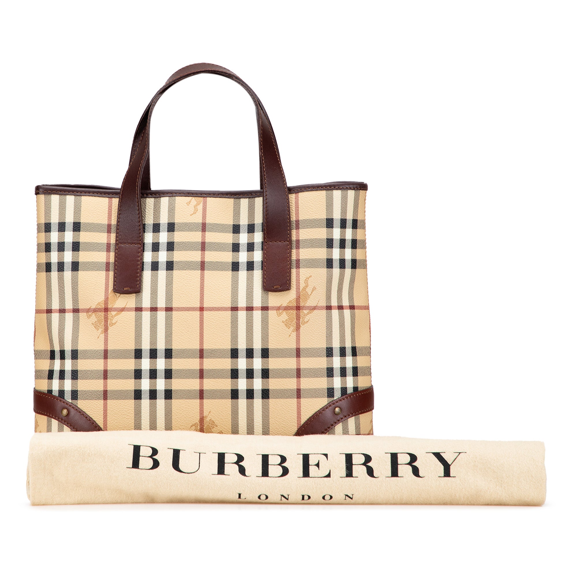 Haymarket Check Coated Canvas Tote