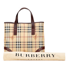 Haymarket Check Coated Canvas Tote