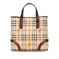 Haymarket Check Coated Canvas Tote