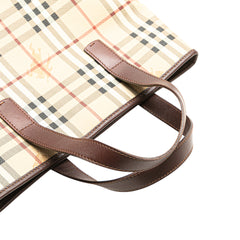 Haymarket Check Coated Canvas Tote