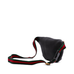 Small Grained Calfskin Logo Belt Bag