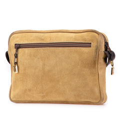 Anagram Suede Crossbody