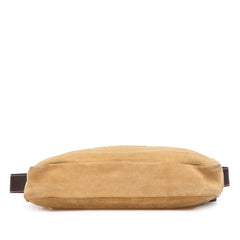 Anagram Suede Crossbody