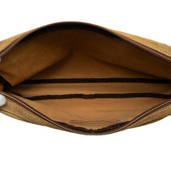 Anagram Suede Crossbody