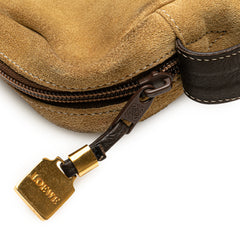 Anagram Suede Crossbody