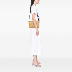 Anagram Suede Crossbody