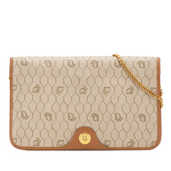 Honeycomb Coated Canvas Chain Shoulder Bag