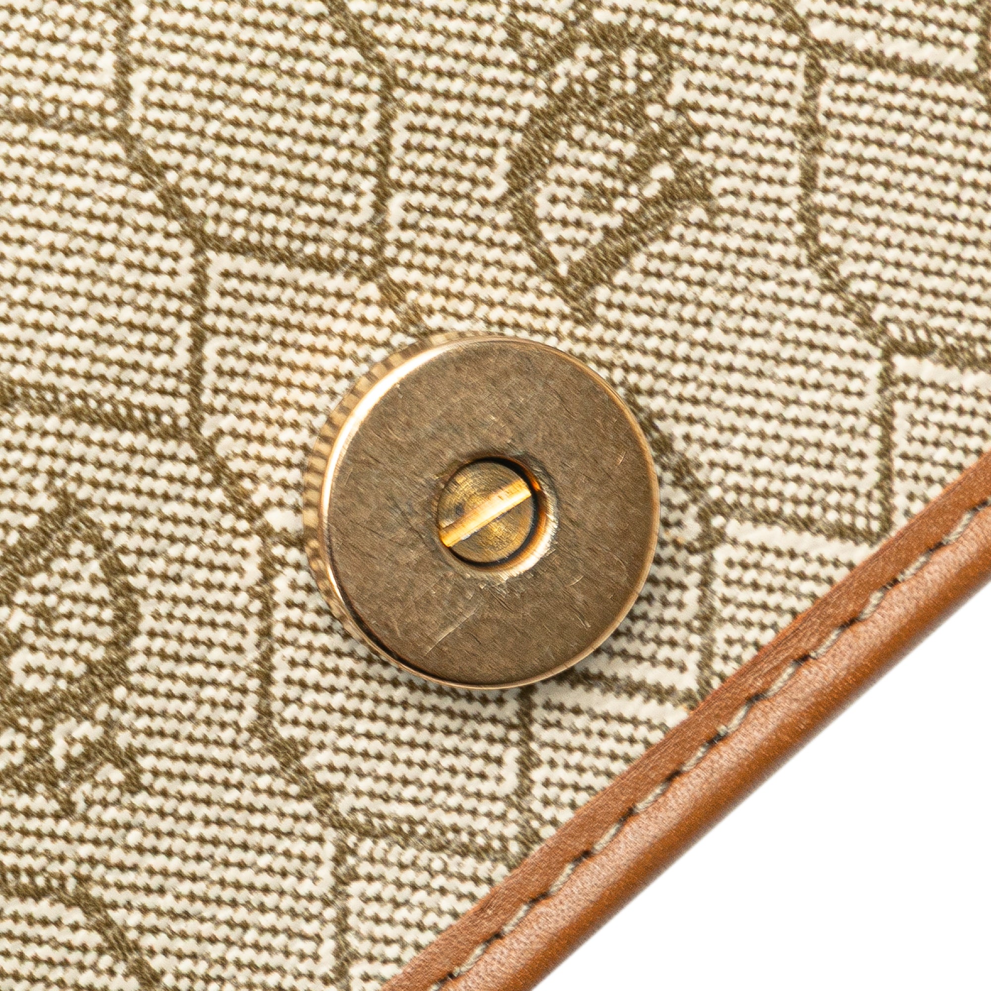 Honeycomb Coated Canvas Chain Shoulder Bag