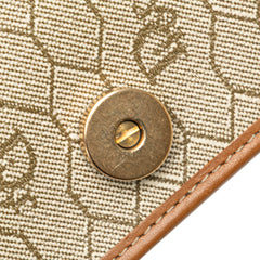 Honeycomb Coated Canvas Chain Shoulder Bag