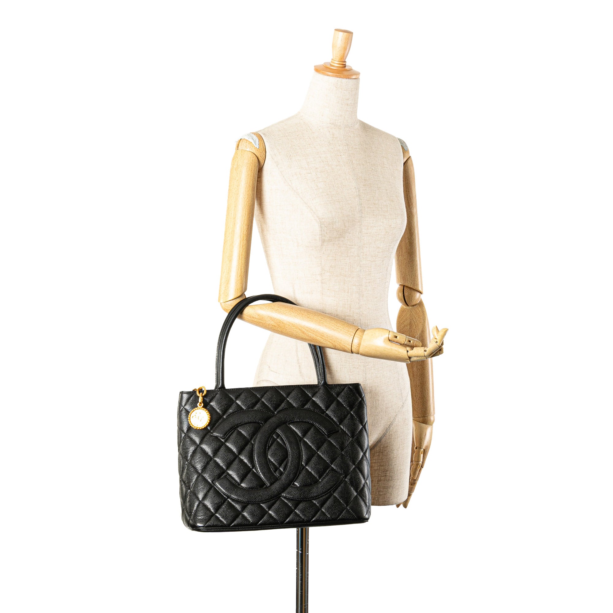 Caviar Medallion Tote