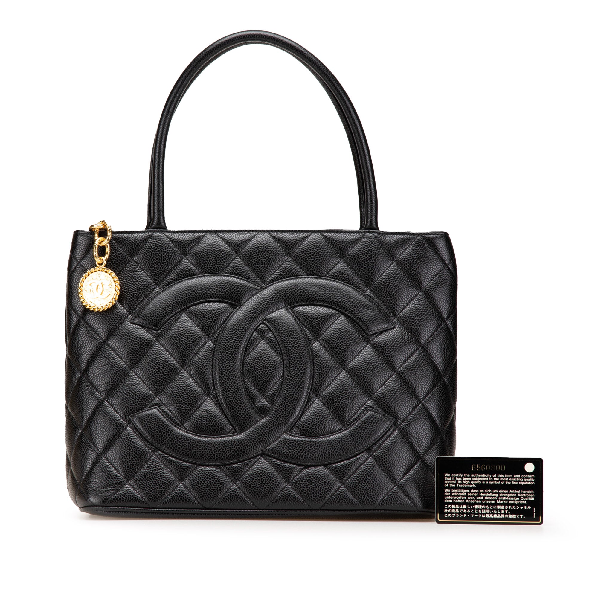 Caviar Medallion Tote