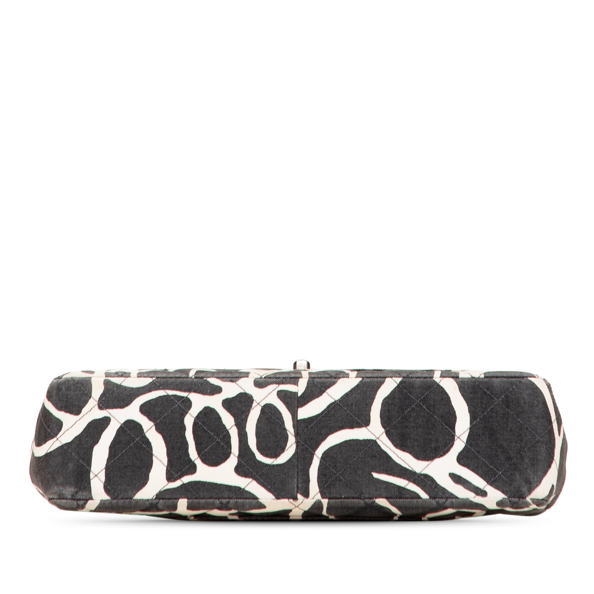 Medium CC Quilted Printed Canvas Single Flap