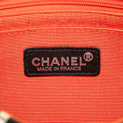Medium CC Quilted Printed Canvas Single Flap