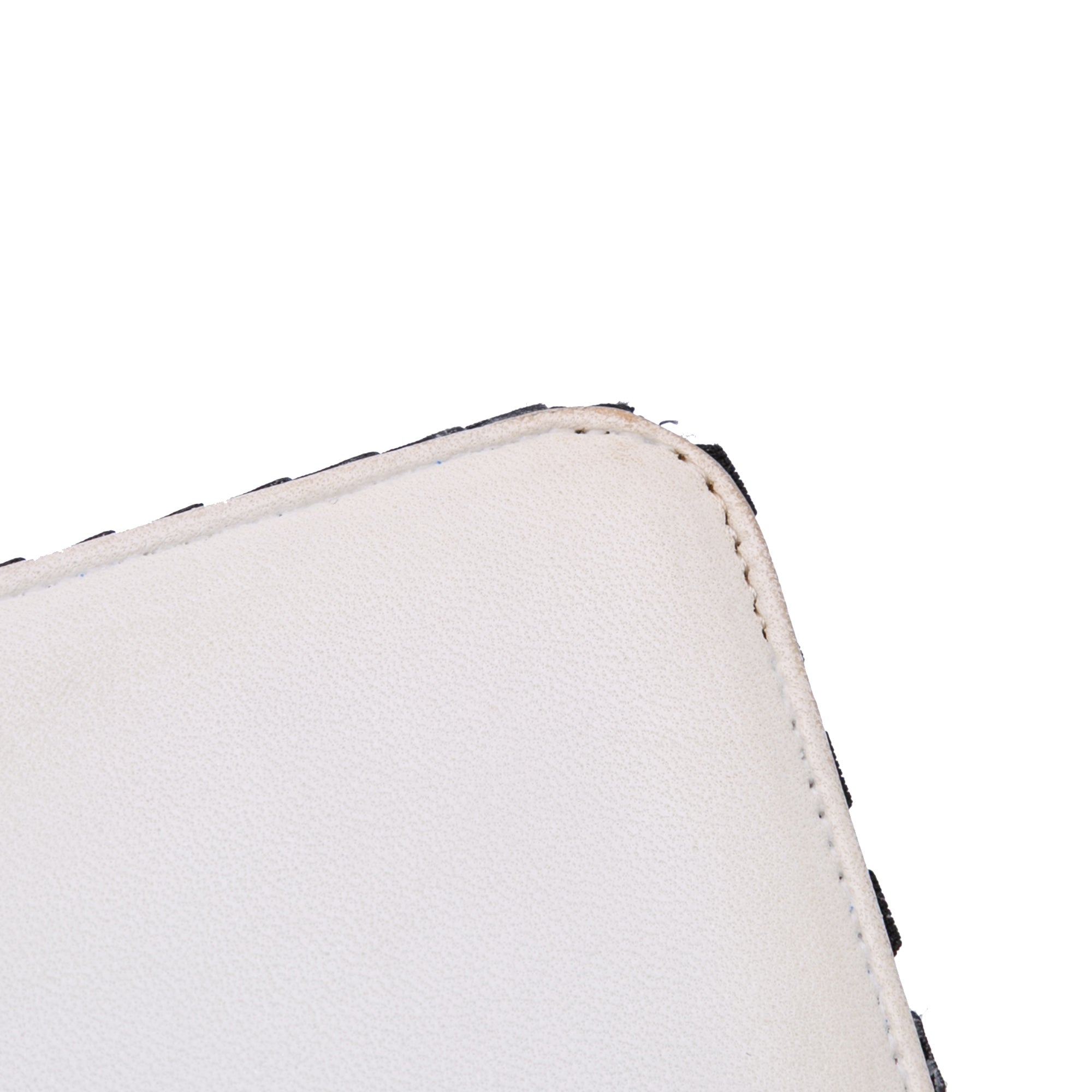 CC Bicolor Woven Lambskin Crystal Pearl Flap