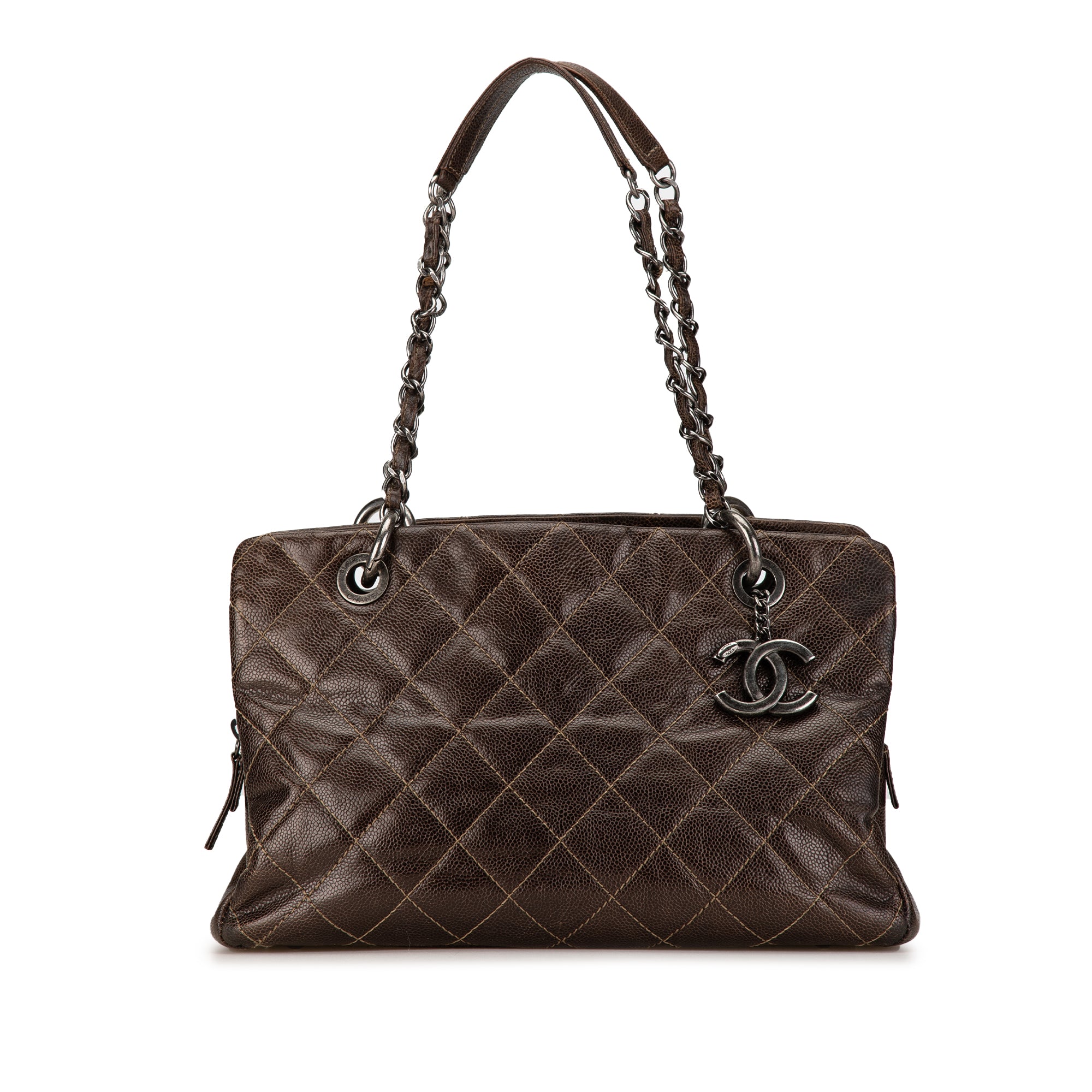 Small Quilted Caviar Chic Tote