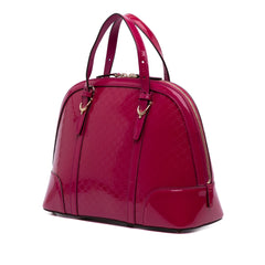 Medium Microguccissima Patent Nice Dome Satchel