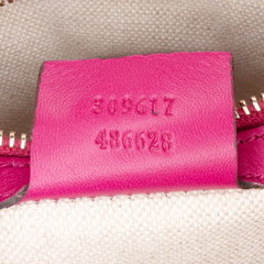 Medium Microguccissima Patent Nice Dome Satchel