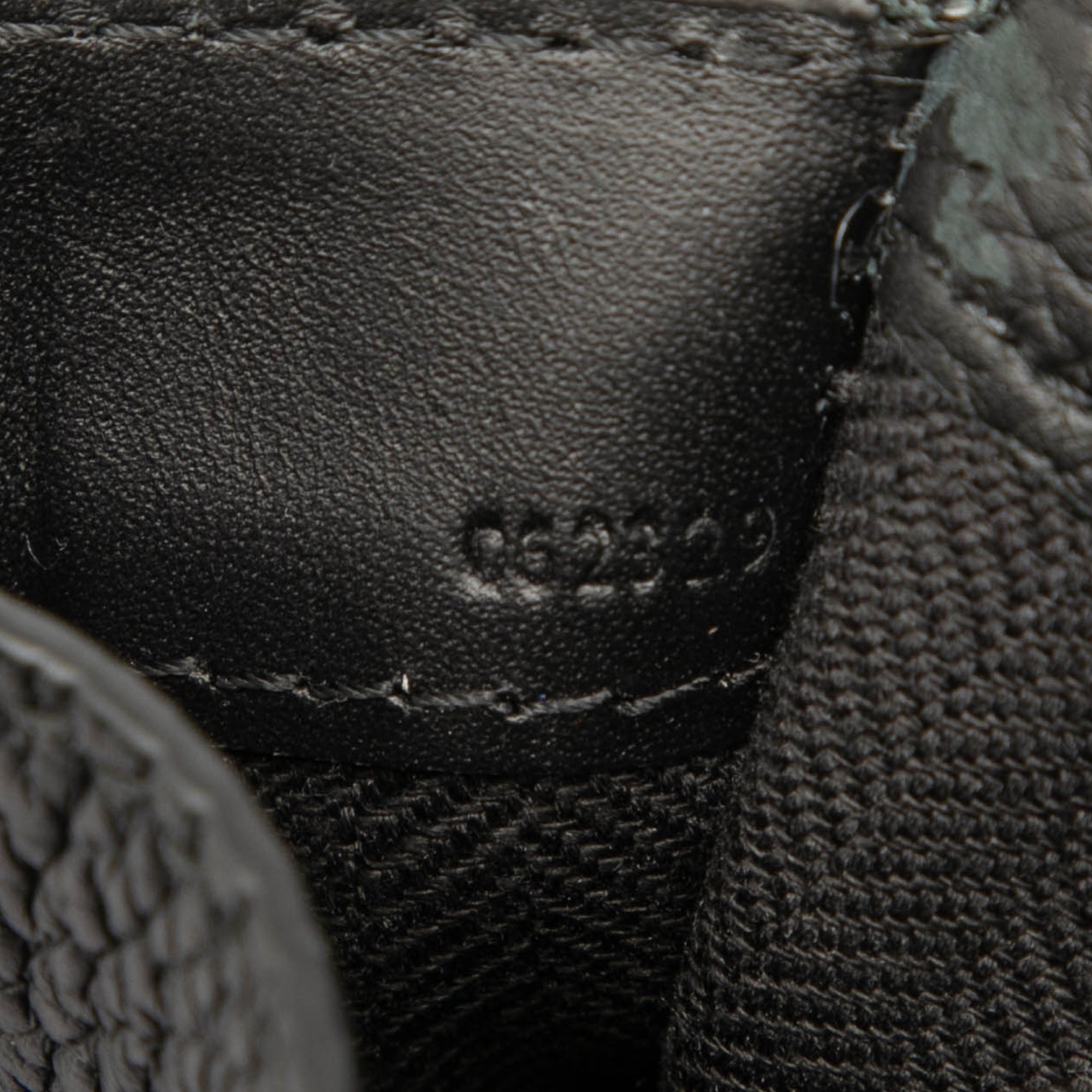 Grained Calfskin Vertical T Pocket Pouch