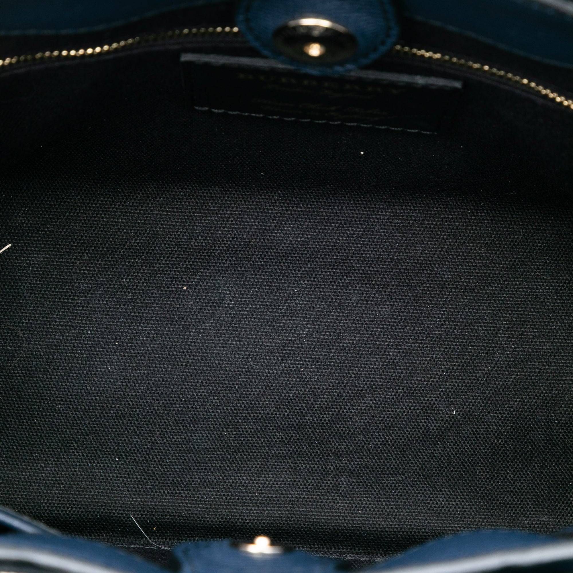 Small Grainy Calfskin and House Check Banner Satchel