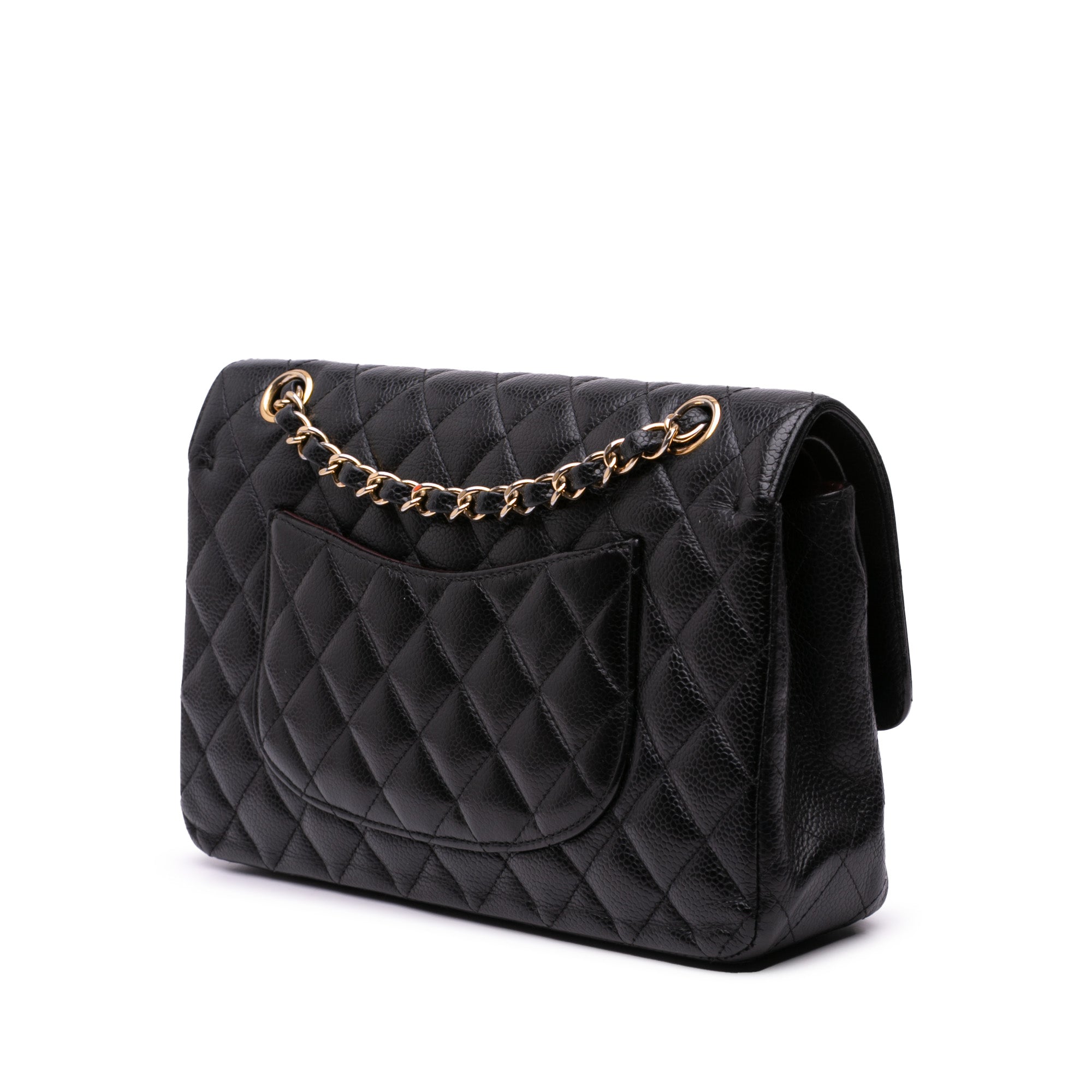 Medium Classic Caviar Double Flap