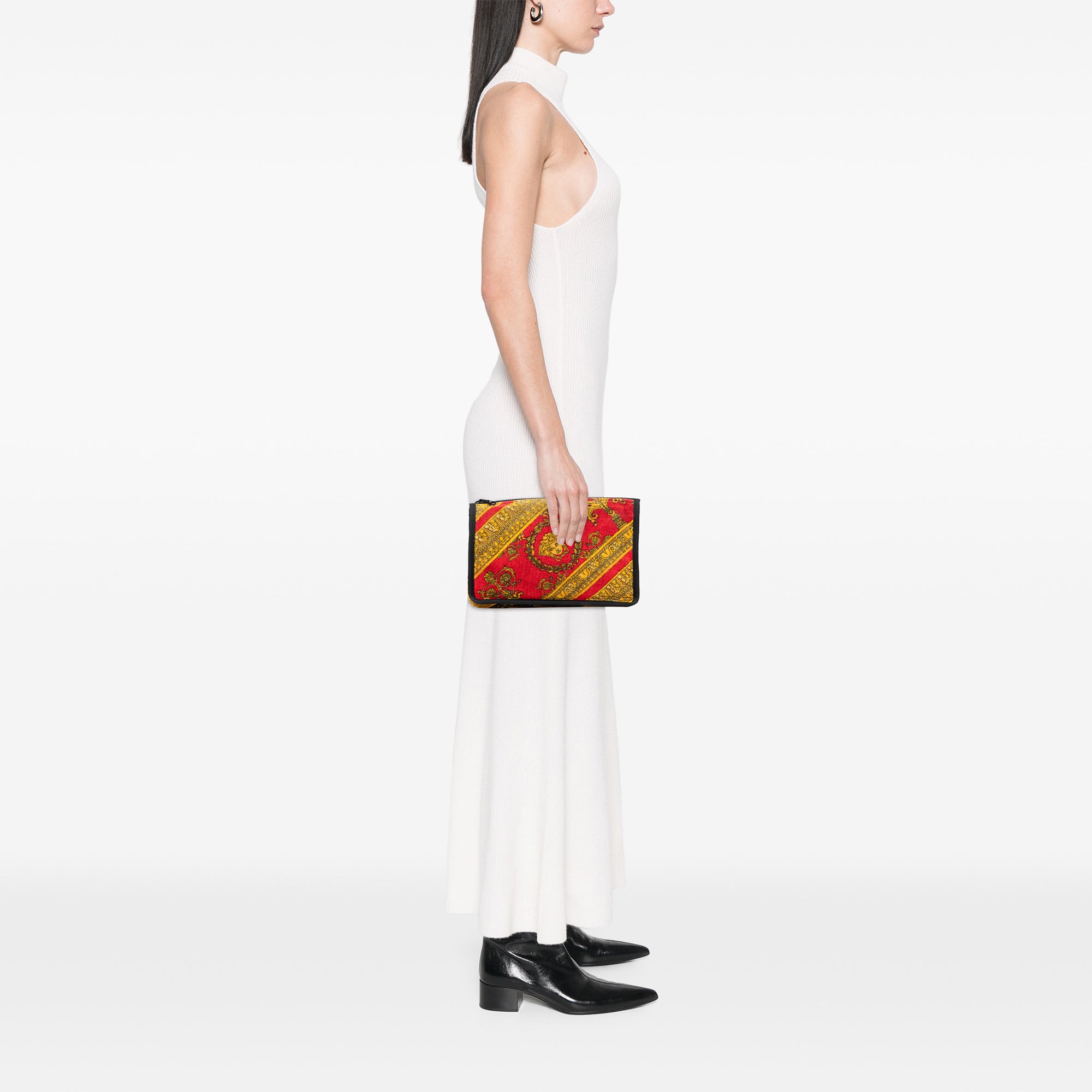 Terry Medusa Baroque Print Clutch