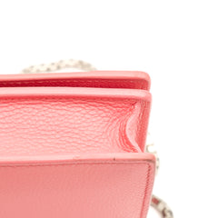 Grained Calfskin Motocross Classic Wallet on Chain