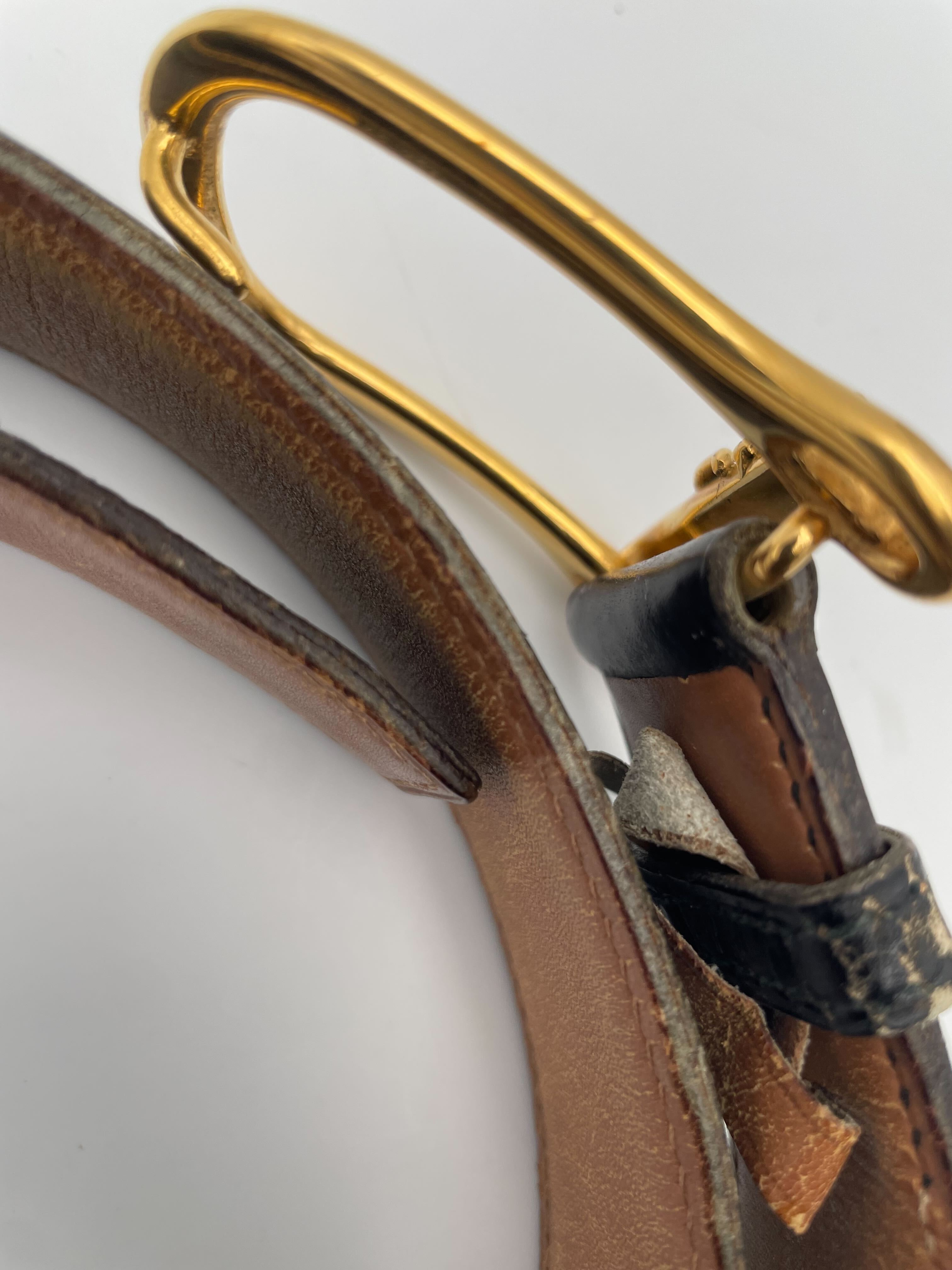 Hermes Buckle Belt Canvas