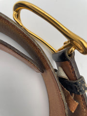 Hermes Buckle Belt Canvas