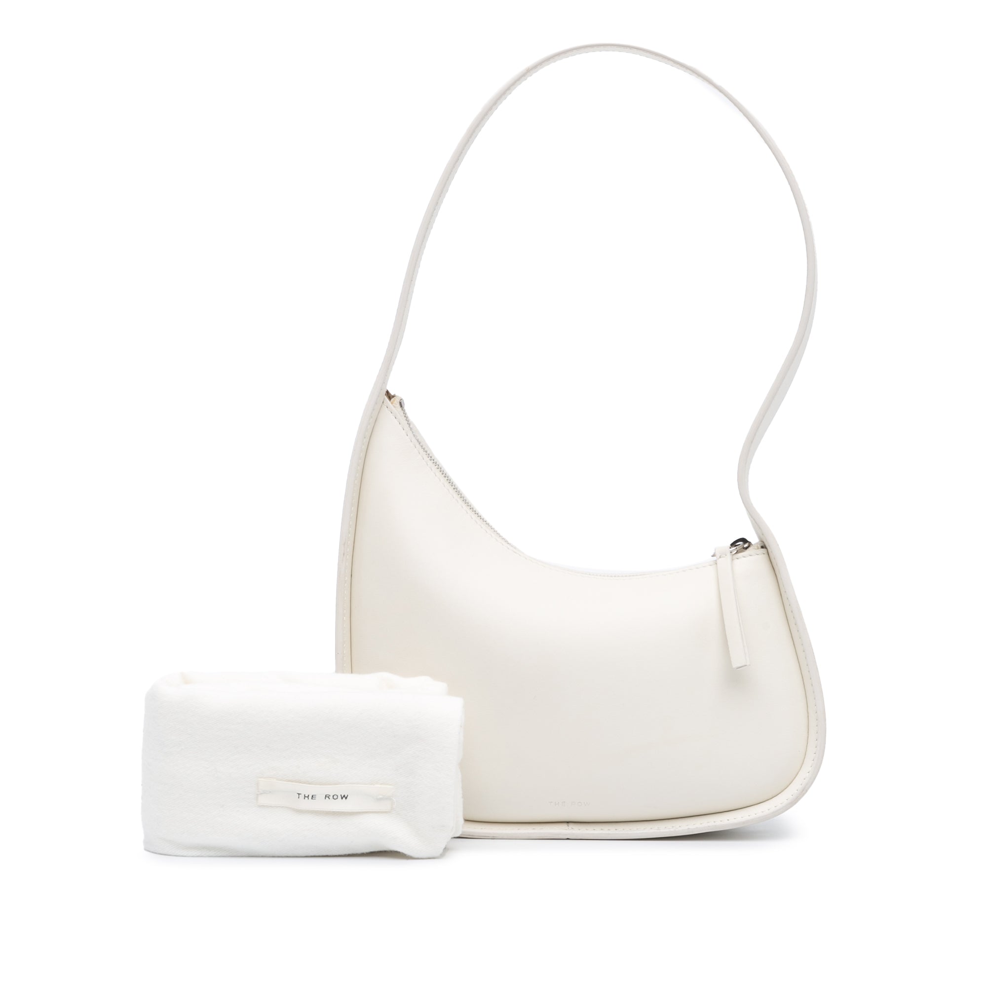 Calfskin Half Moon Shoulder Bag