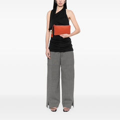 Calfskin Bamboo Clutch