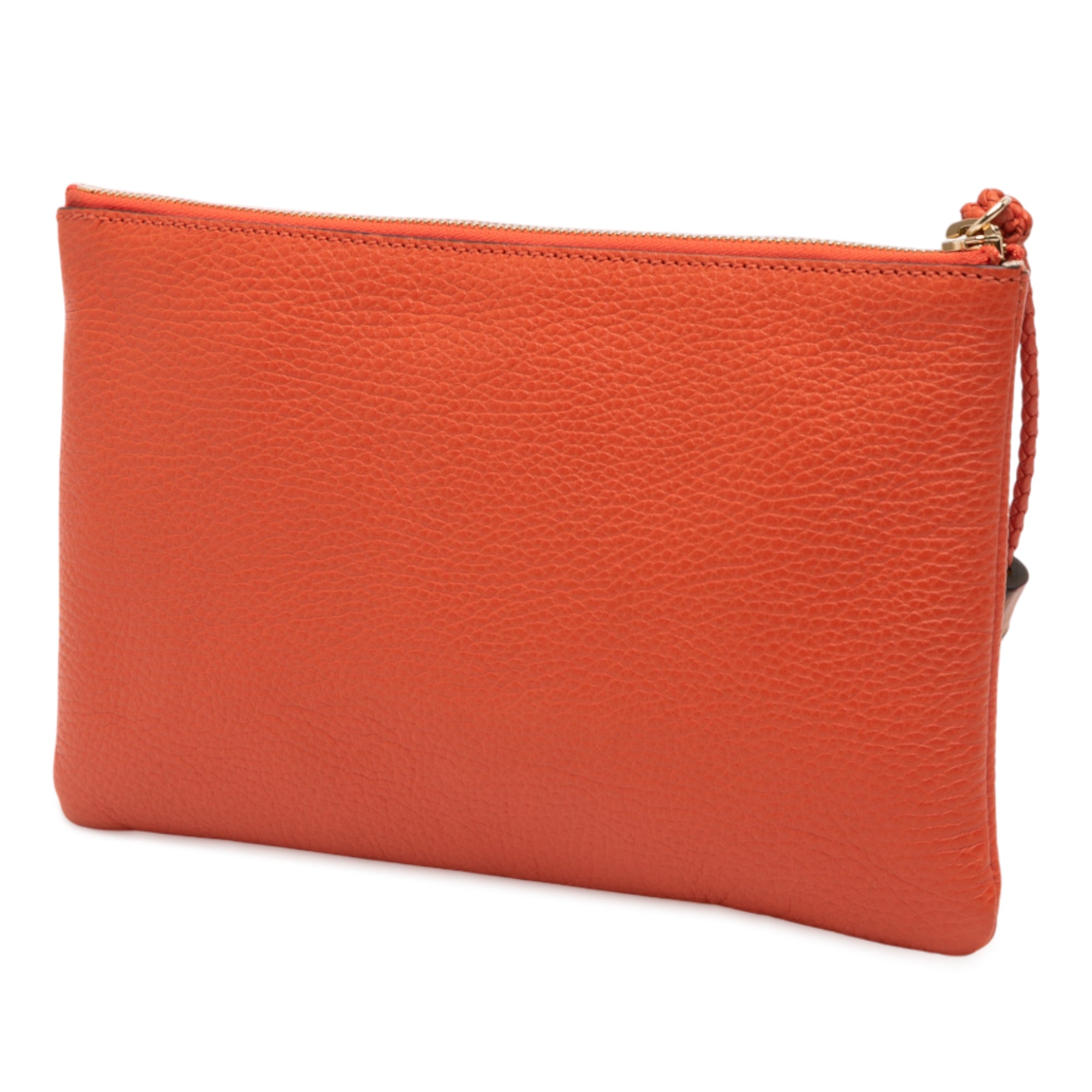 Calfskin Bamboo Clutch