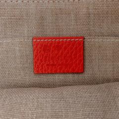 Calfskin Bamboo Clutch