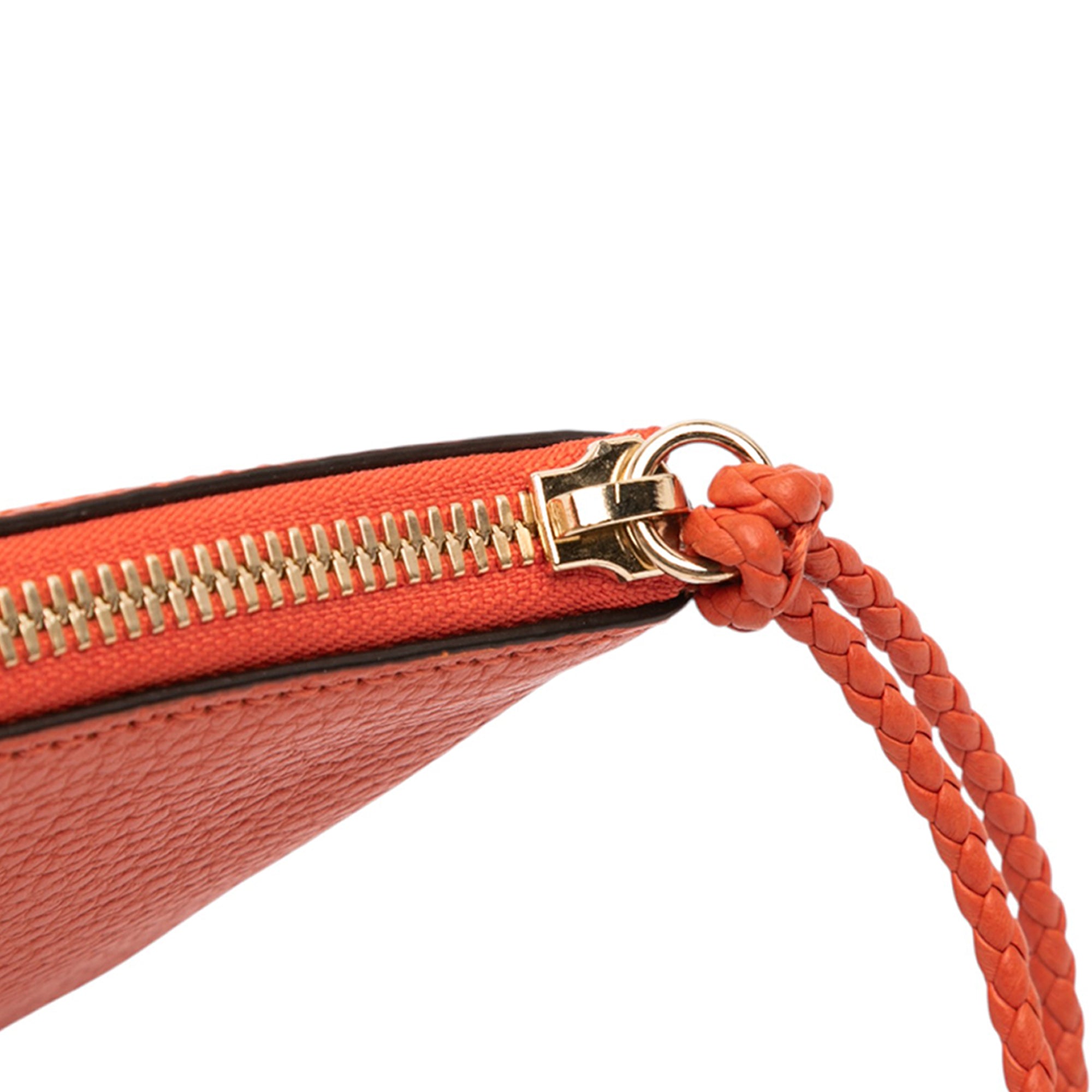 Calfskin Bamboo Clutch