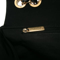 Medium Bicolor Quilted Lambskin Elegant CC Flap