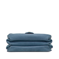 Small Quilted Calfskin Straight Lined Flap