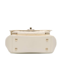 Small Caviar Business Affinity Top Handle Flap_3