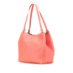 Small Embossed Grain Check Canterbury Tote