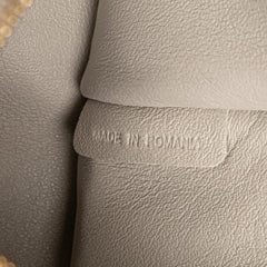 Small Embossed Grain Check Canterbury Tote