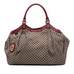 Large Diamante Canvas Sukey Tote